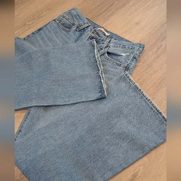Levis Baggy Bootcut Denim Jeans Size 27 - Picture 10 of 11
